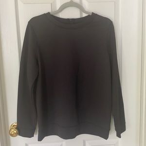 Passport Long Sleeve Top with Zipper Design